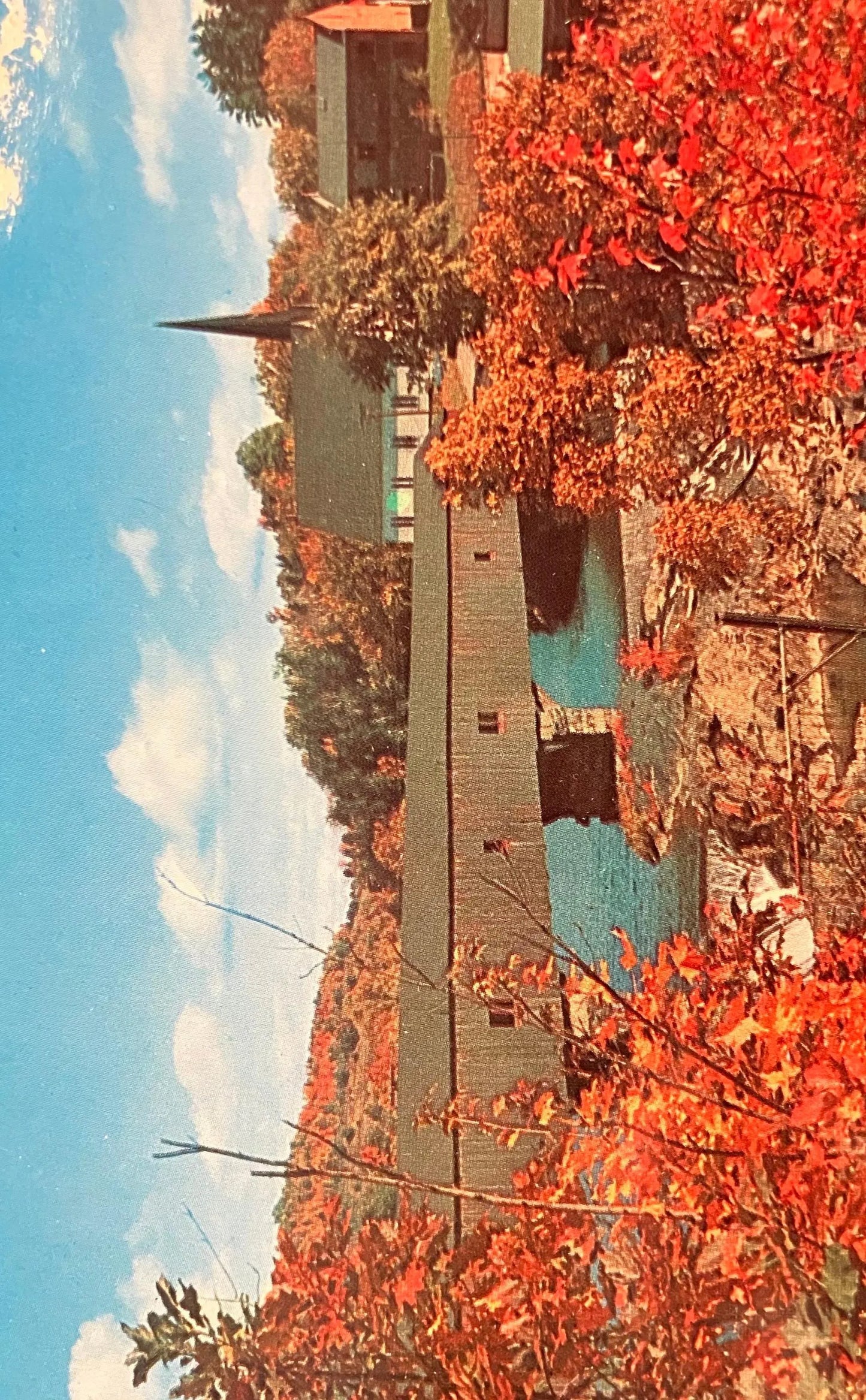 Covered Bridge in Bath, New Hampshire - Photo by Franklin Photo Agency - Vintage Covered Bridge Postcard