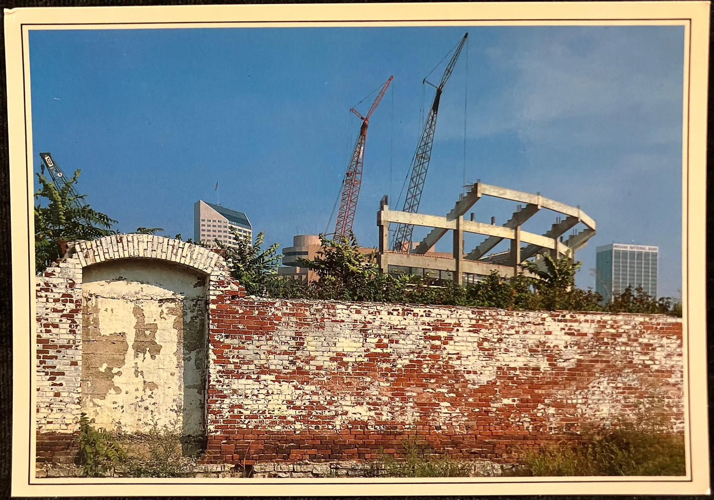 Indiana by Darryl Jones - Hoosier Dome, Indianapolis - Vintage Postcard