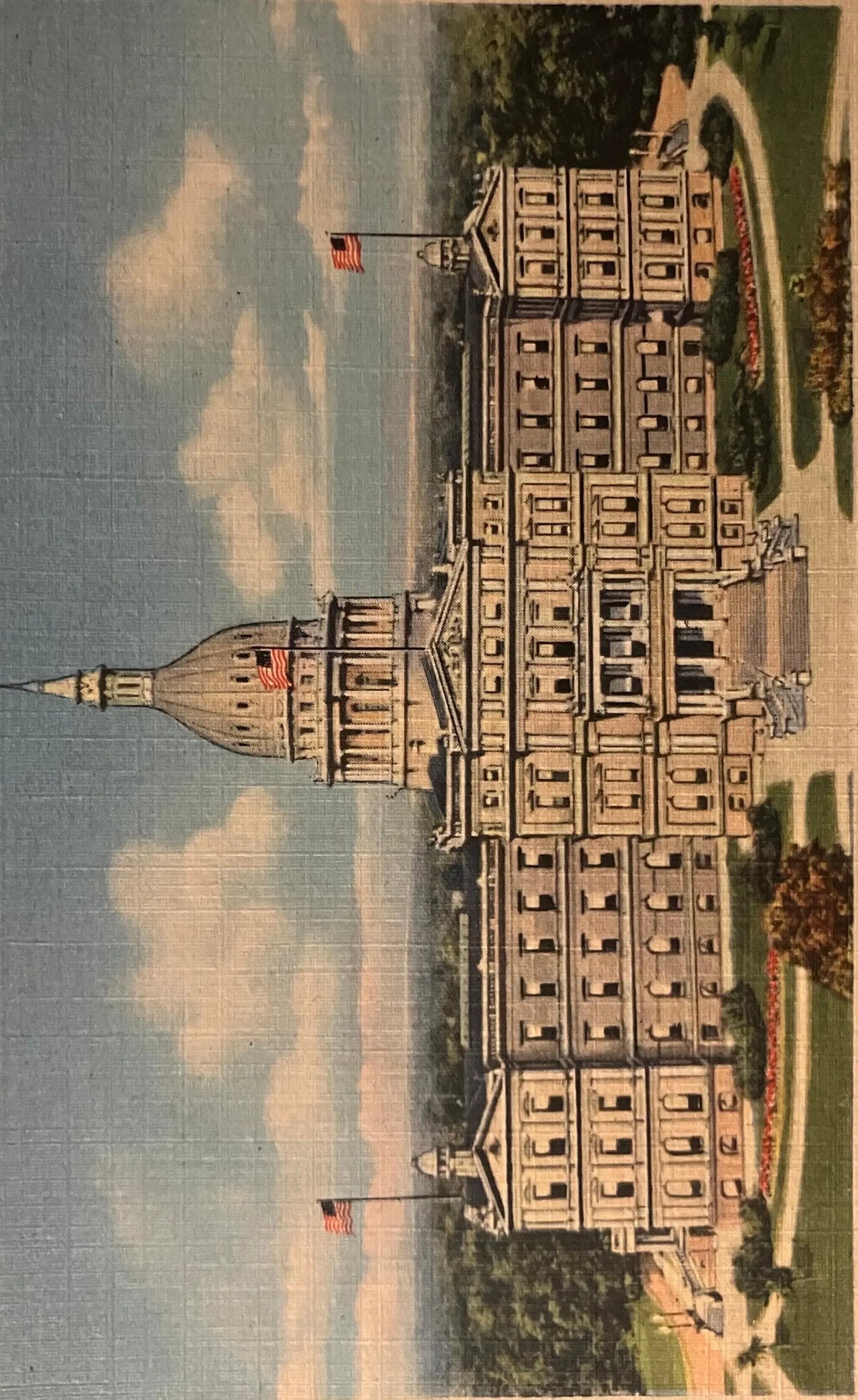 State Capitol, Lansing, Michigan - Vintage Postcard