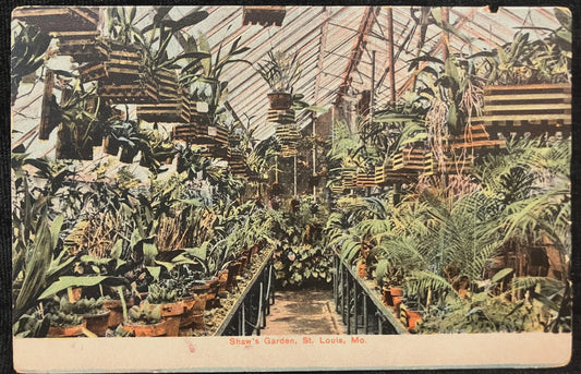 Shaw’s Garden, St. Louis, Missouri - Made in Germany - Vintage Postcard