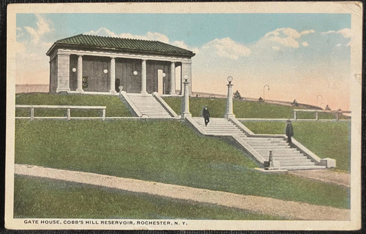 Gate House, Cobb's Hill Reservoir, Rochester, New York - Vintage Postcard