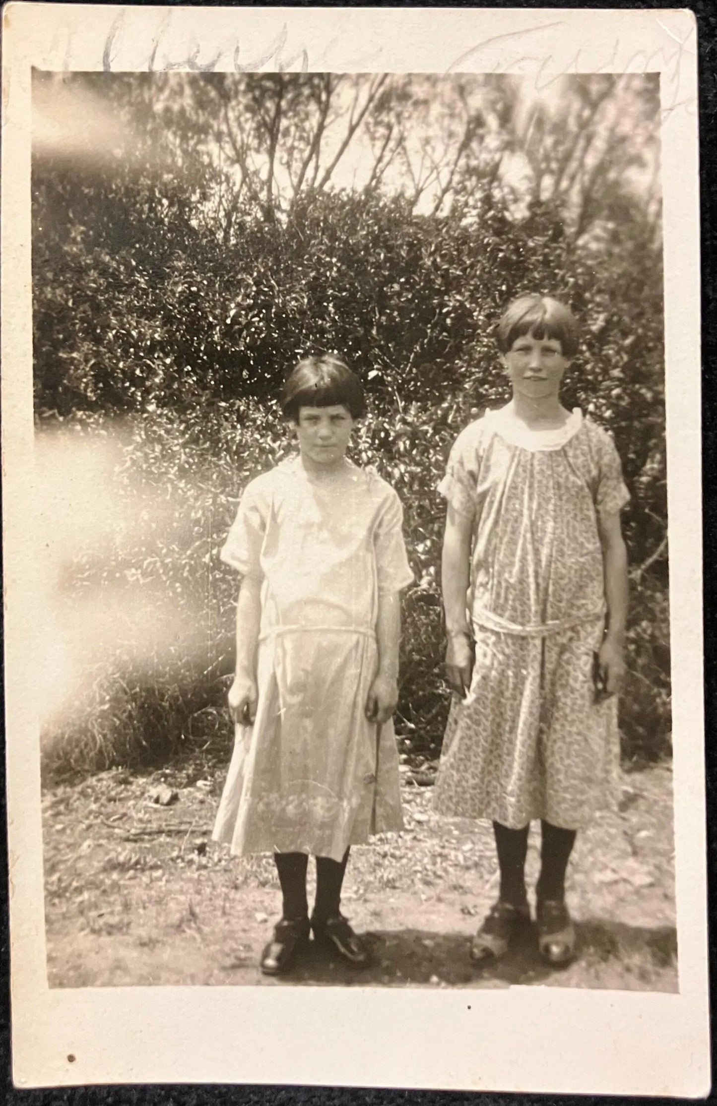Two Dutch Sisters - Vintage Photo