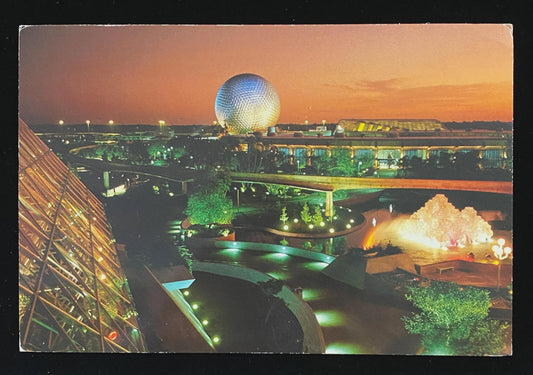 Future World, Florida - Vintage Disney World Postcard