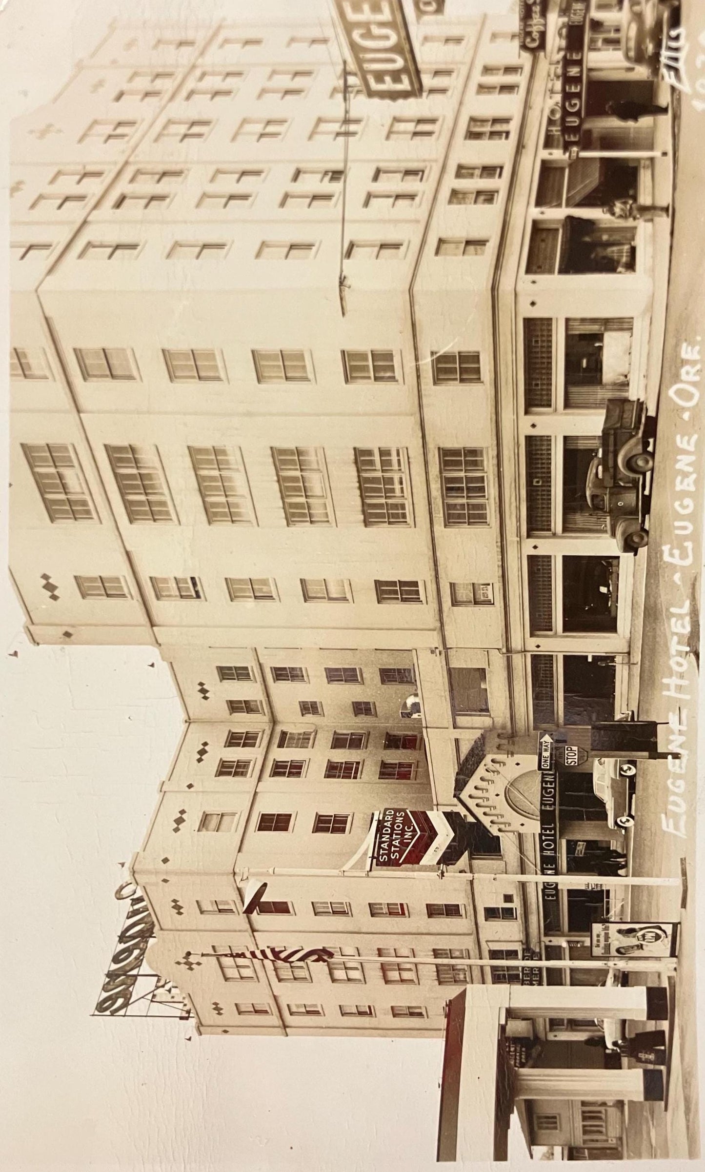 RPPC - Eugene Hotel - Eugene, Oregon - Vintage Hotel Postcard