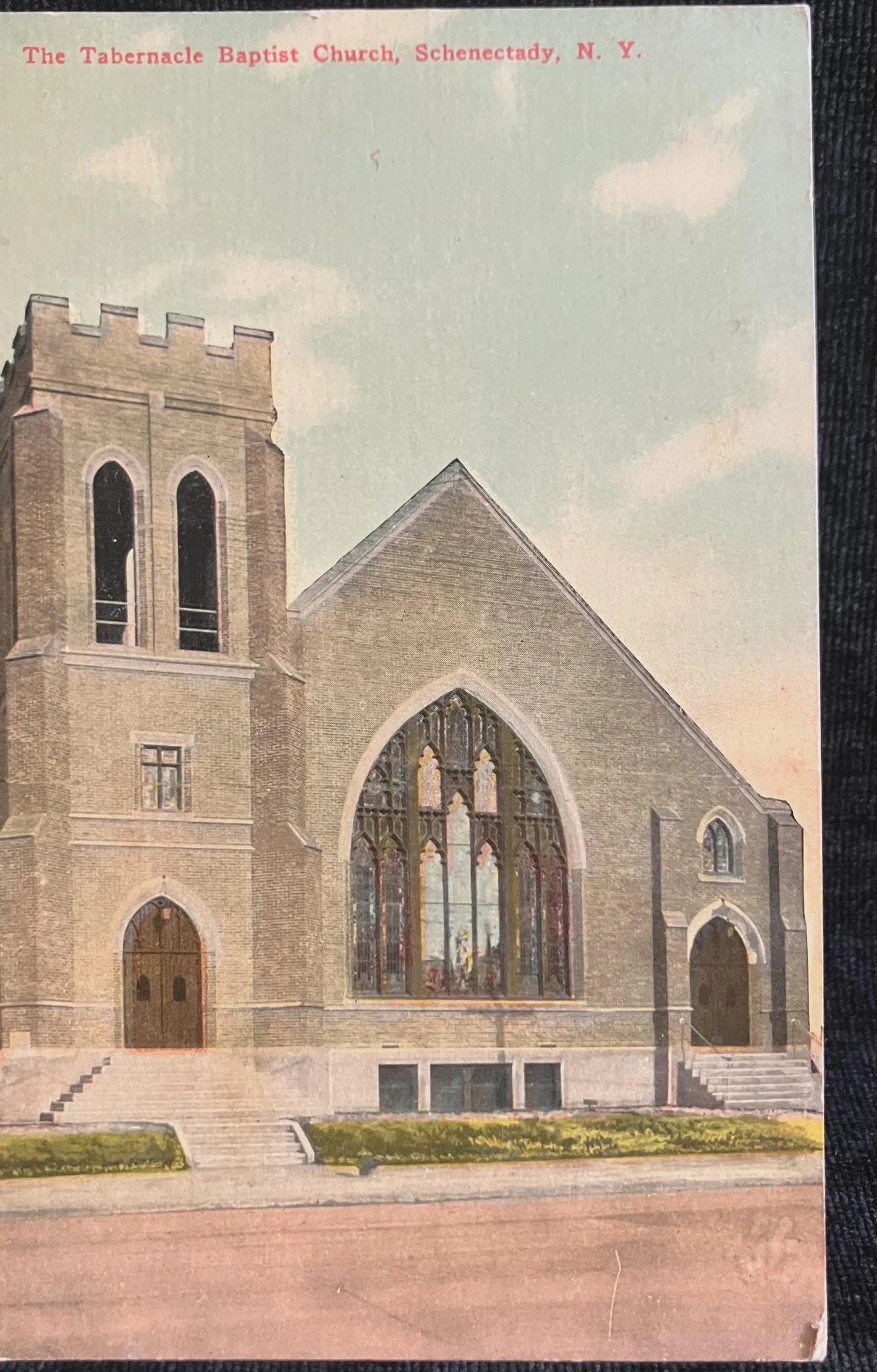 The Tabernacle Baptist Church, Schenectady, New York - Vintage Postcard