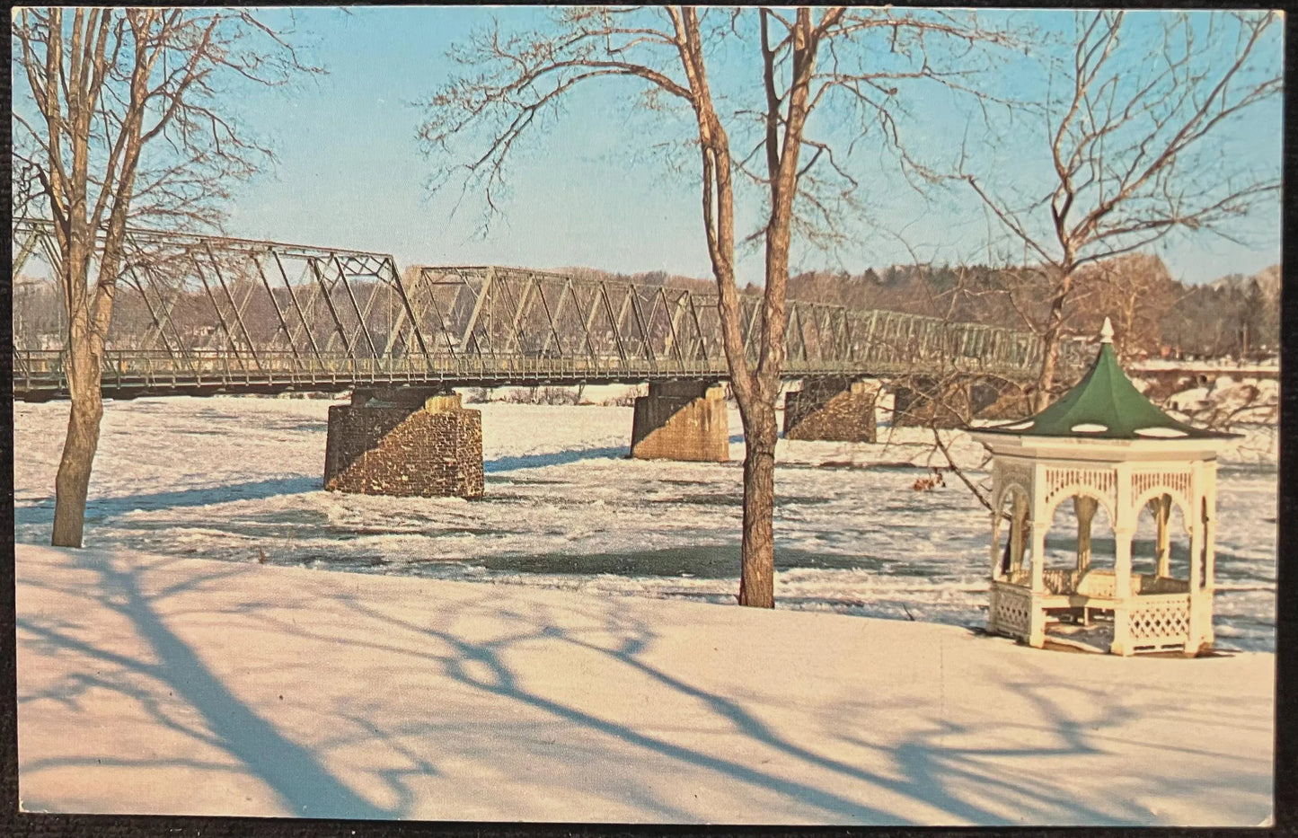 The Delaware River Bridge - Bucks County, Pennsylvania - Vintage Postcard