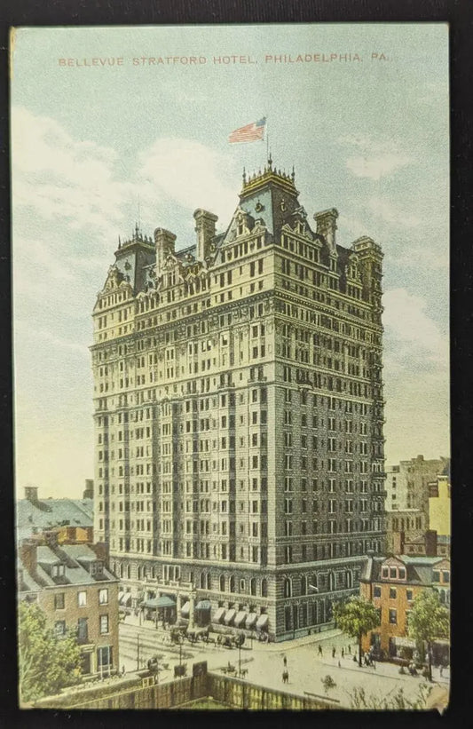 Bellevue Stratford Hotel, Philadelphia, Pennsylvania - Vintage 1900s Postcard