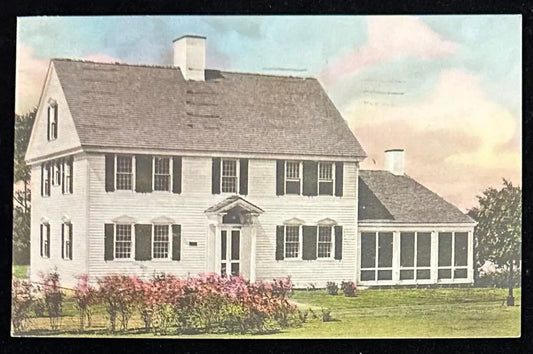 Governor Oliver Walcott House, Dearborn, Michigan - Vintage Postcard