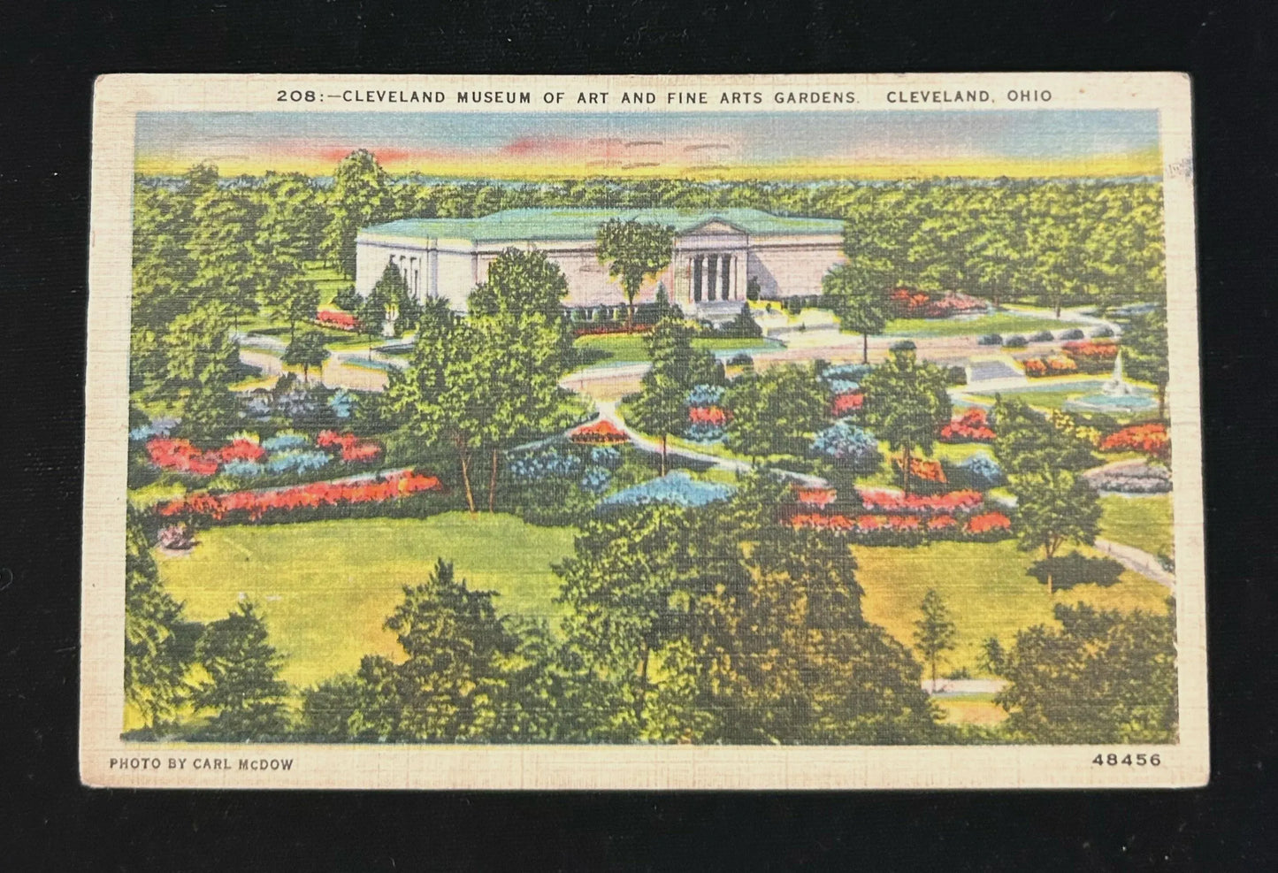 Cleveland Museum of Art and Fine Arts Gardens - Cleveland, Ohio - Vintage Postcard