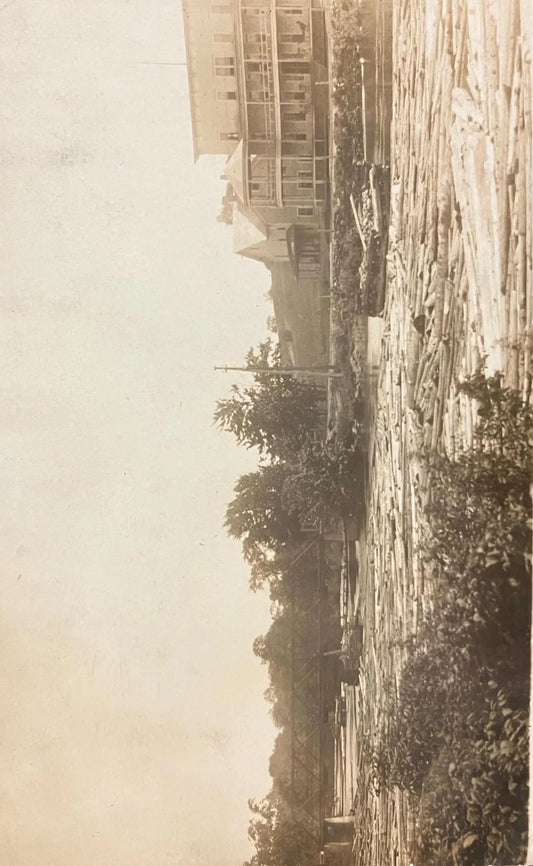 Hotel Degrasse and Bridge - Pyrites, New York - Vintage Hotel Postcard