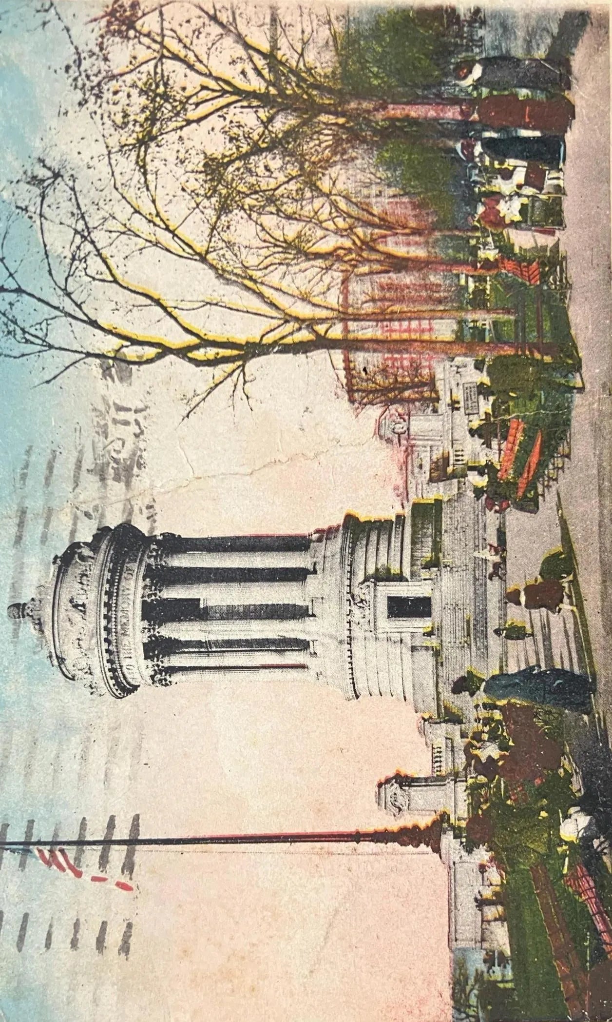 Soldiers and Sailors Monument, New York - Copyright by Irvins Underhill - Vintage Postcard