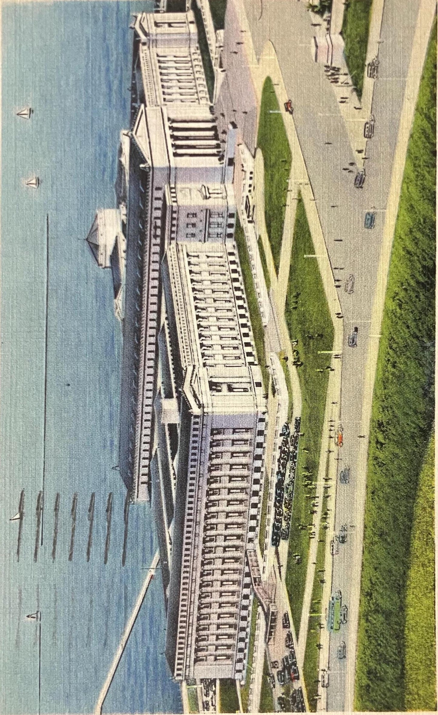 The Field Museum of Natural History, Chicago - Photo: Mario Scacherl - A. Lenke Studio, Chicago - Vintage Museum Postcard