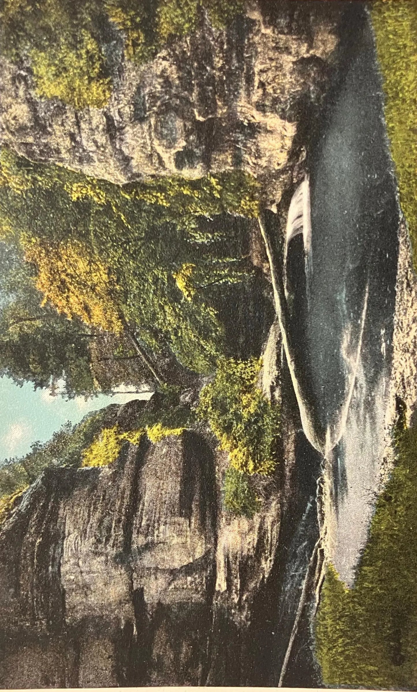 The Illinois Canyon, Starved Rock, Illinois State Park - Vintage Park Postcard