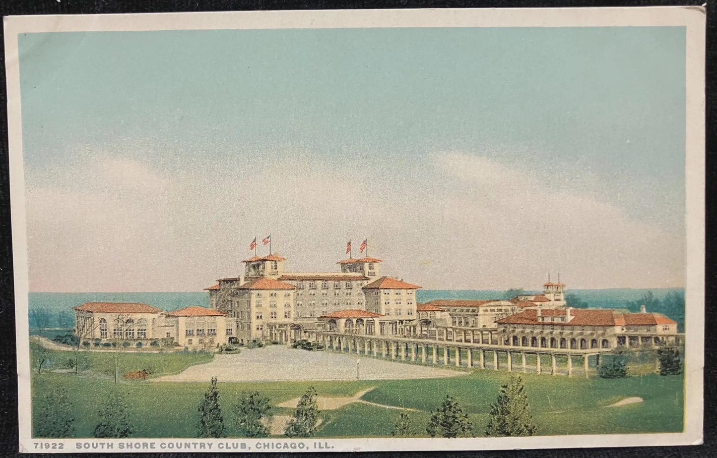 South Shore Country Club, Chicago, Illinois - Vintage Country Club Postcard