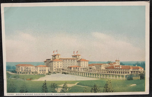 South Shore Country Club, Chicago, Illinois - Vintage Country Club Postcard