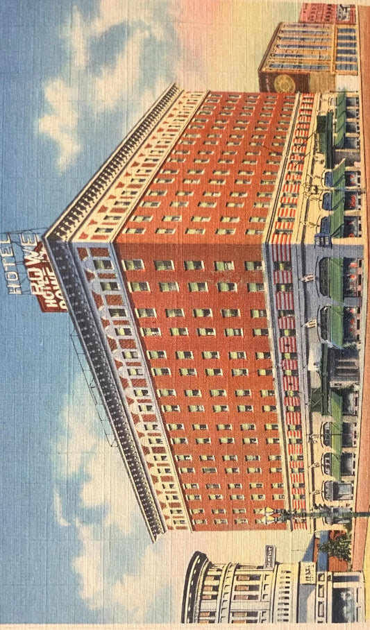 Hotel Rowe, Grand Rapids, Michigan - Vintage Hotel Postcard