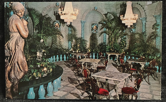 Foyer at the Kapok Tree Inn in Clearwater, Florida - Vintage Hotel Postcard
