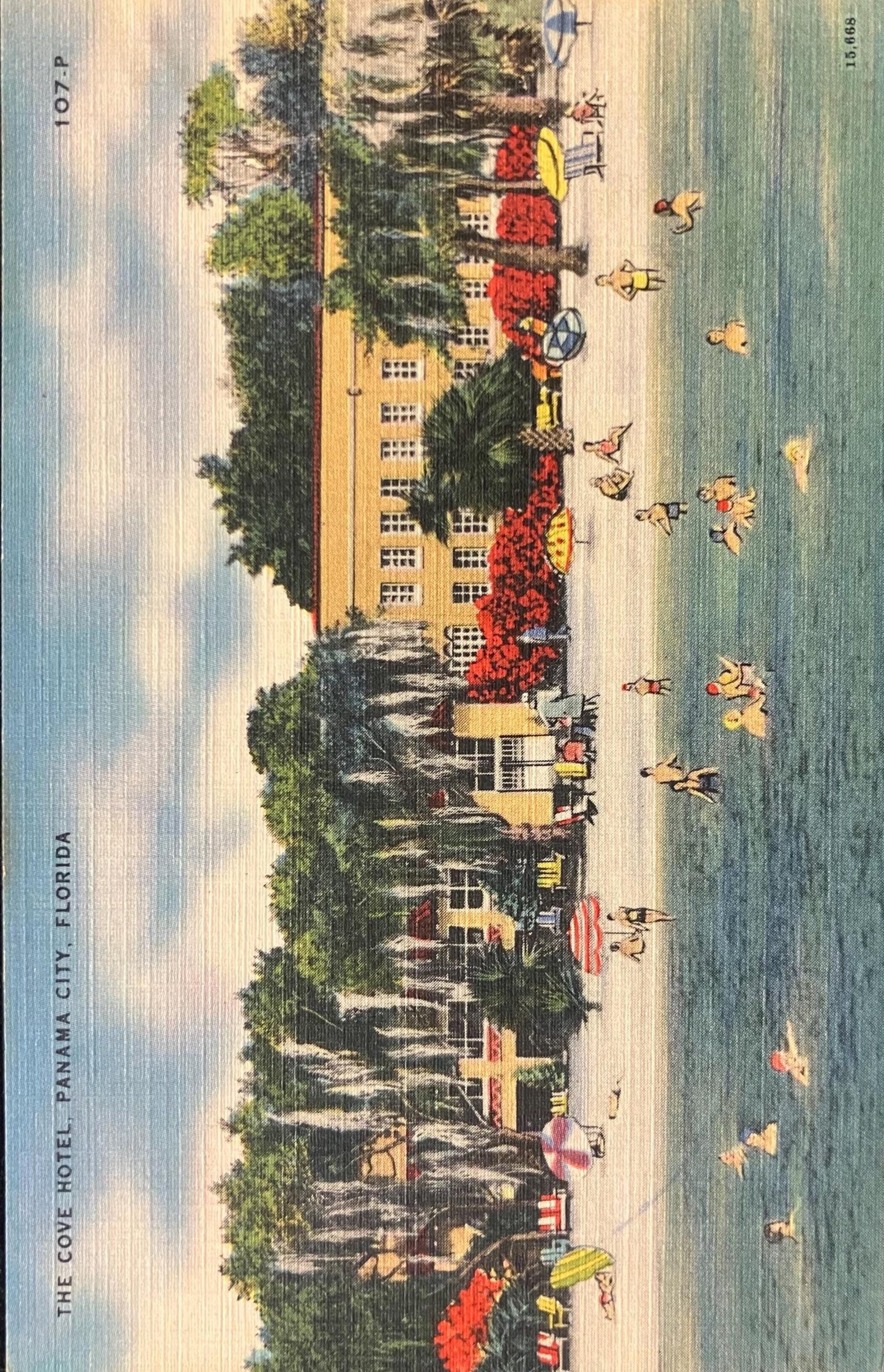 The Cove Hotel, Panama City, Florida - Vintage Hotel Postcard