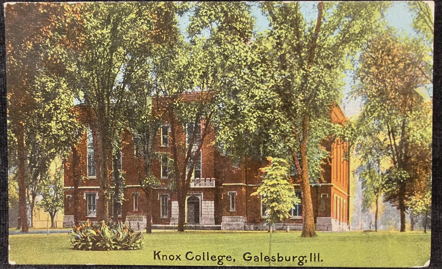 Knox College, Galesburg, Illinois - College Postcard