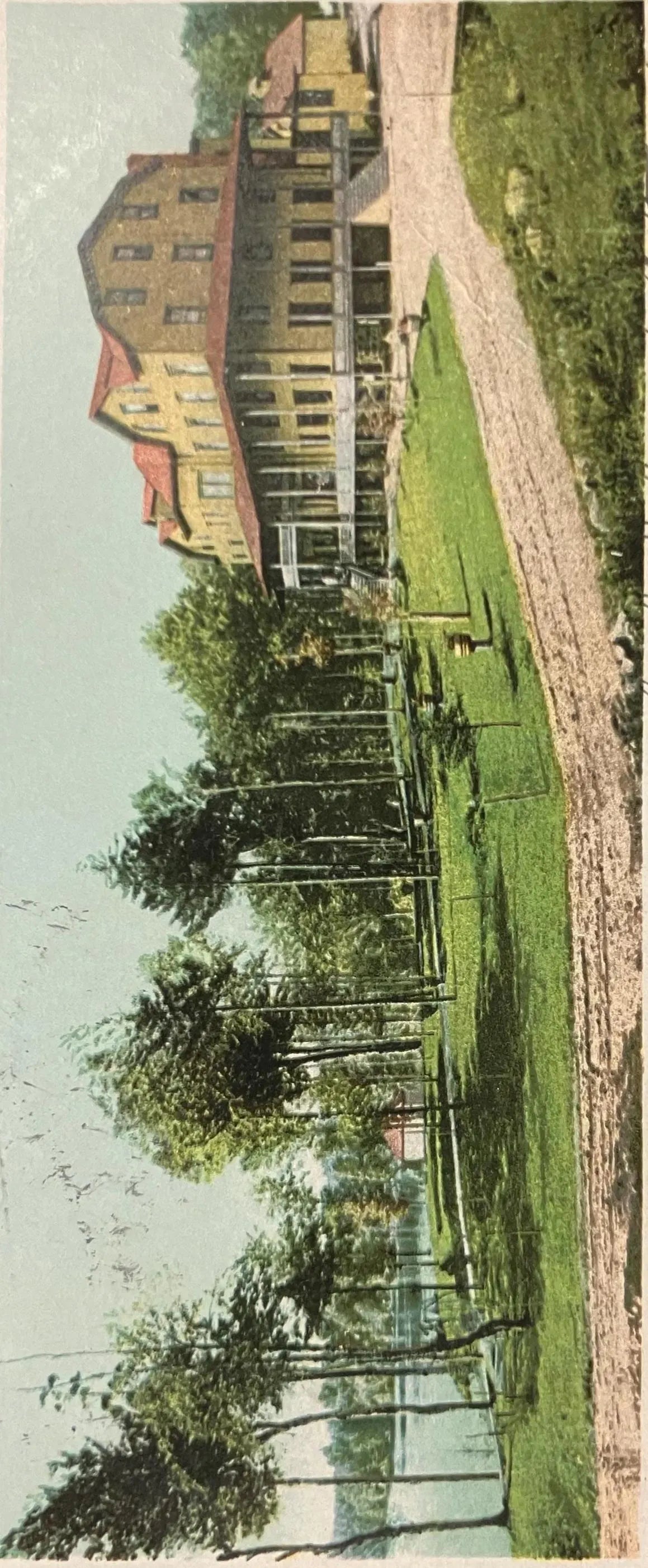 Eagle Bay Hotel, Fulton Chain, Adirondack Mountains - Copyright, 1904, Summer Place in the Adirondack Mnts. - Vintage Hotel Postcard