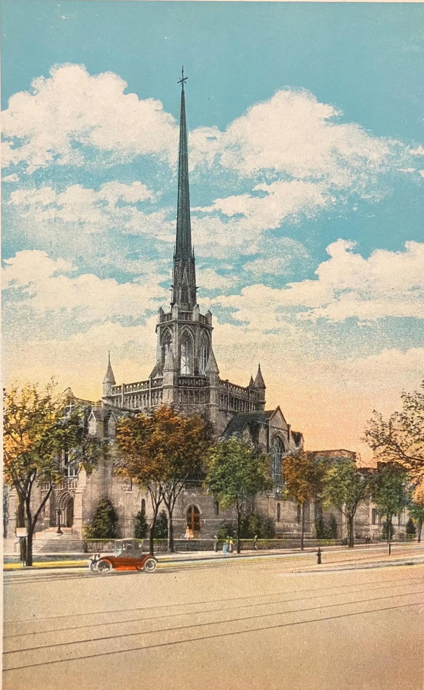 Hennepin Ave. M. E. Church, Minneapolis, Minnesota - Vintage Church Postcard