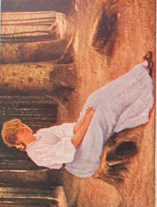 I Am Thinking of You - Vintage Postcard