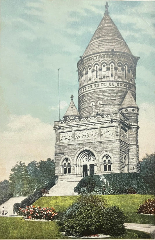 Garfield's Tomb, Cleveland, Ohio - Vintage Postcard