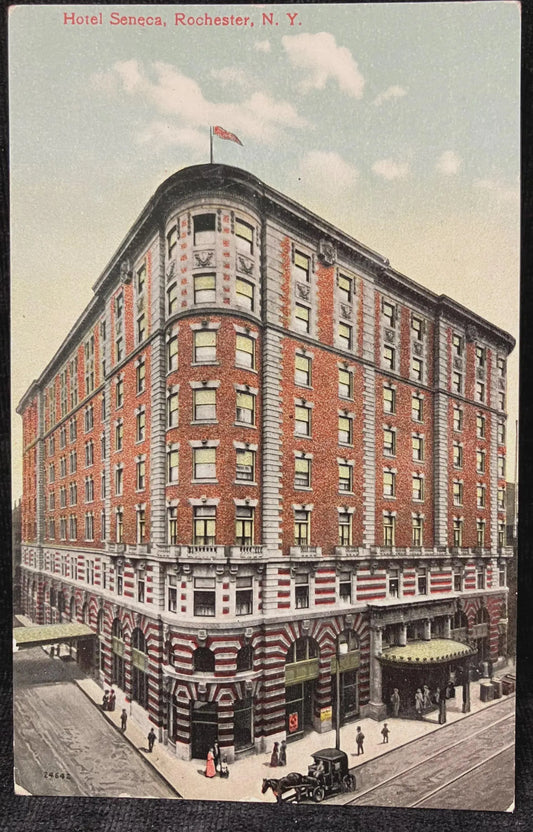 Hotel Seneca, Rochester, New York - Vintage Hotel Postcard