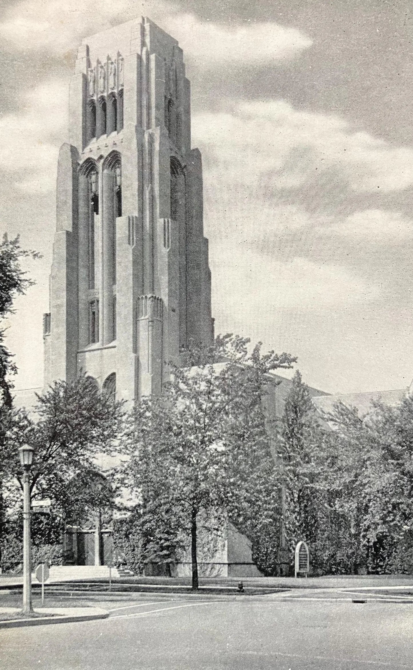 Grace Evangelical Lutheran Church, River Forest, Illinois - Vintage Church Postcard