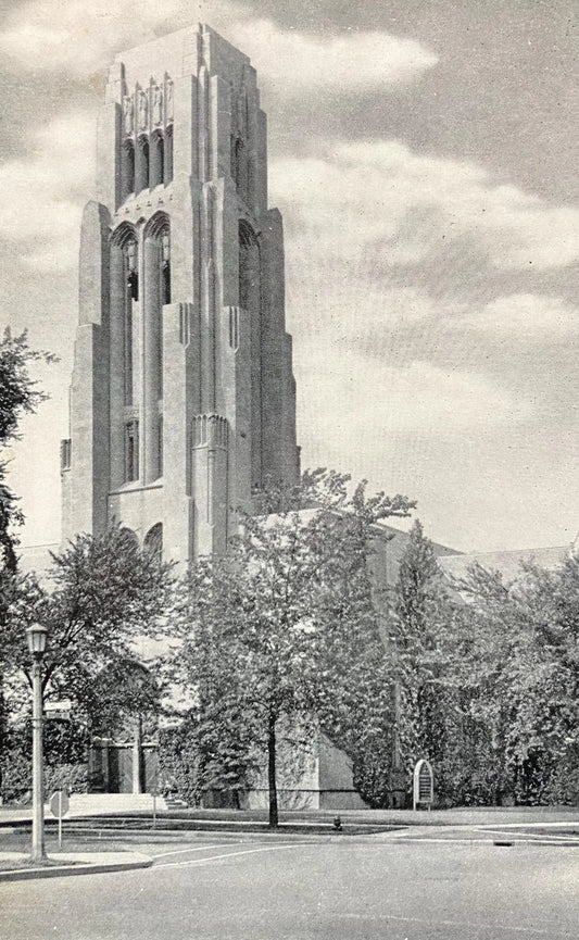 Grace Evangelical Lutheran Church, River Forest, Illinois - Vintage Church Postcard