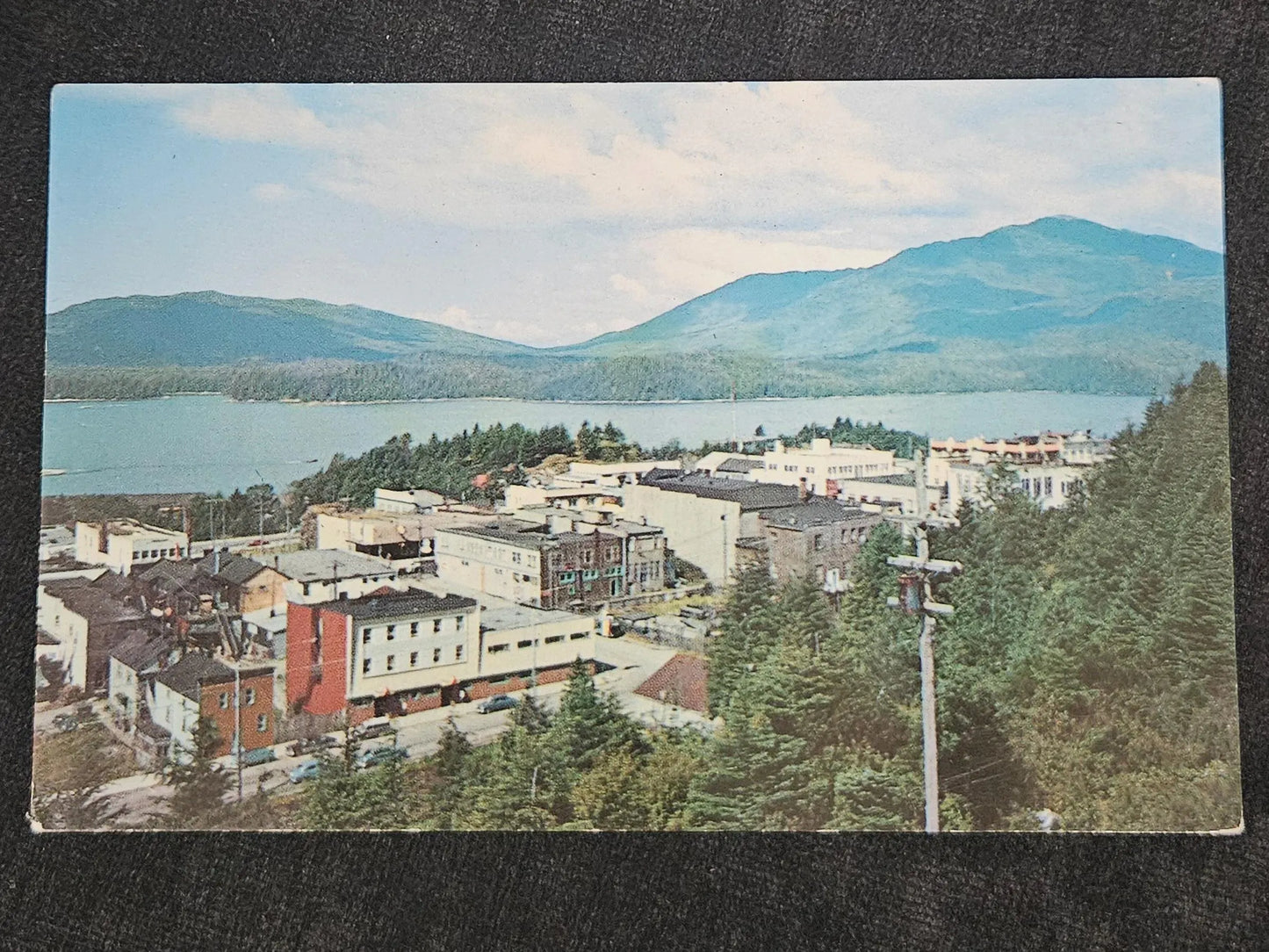 Downtown View Of Harbor - Prince Rupert, British Columbia, Canada - VIntage Postcard