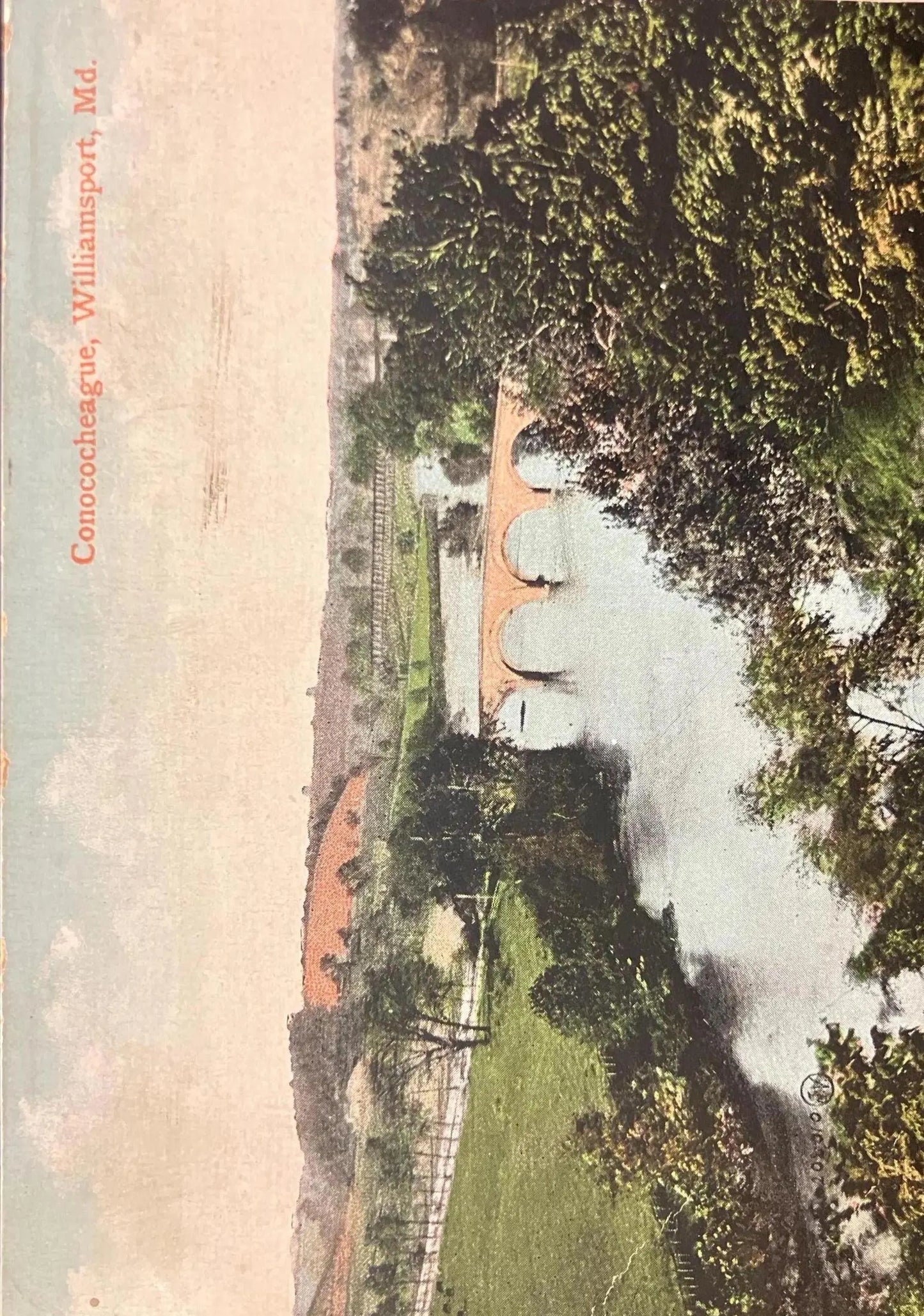 Conococheague, Williamsport, Maryland - Printed in Great Britain - Vintage Postcard