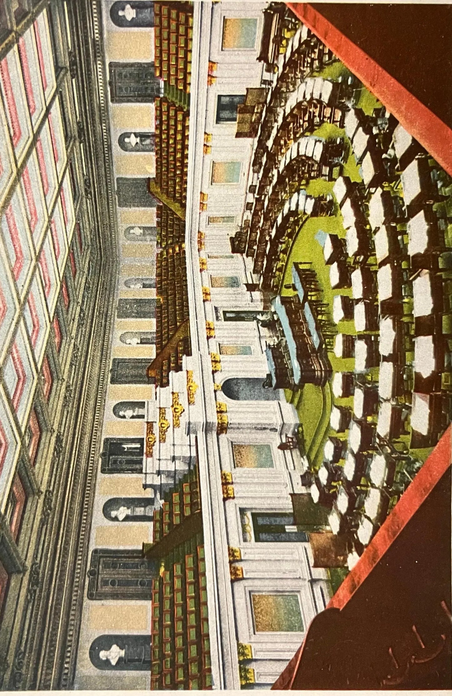 Senate Chamber, The Capitol at Washington - Copyright, 1902, by Detroit Photographic Co. - Vintage Postcard