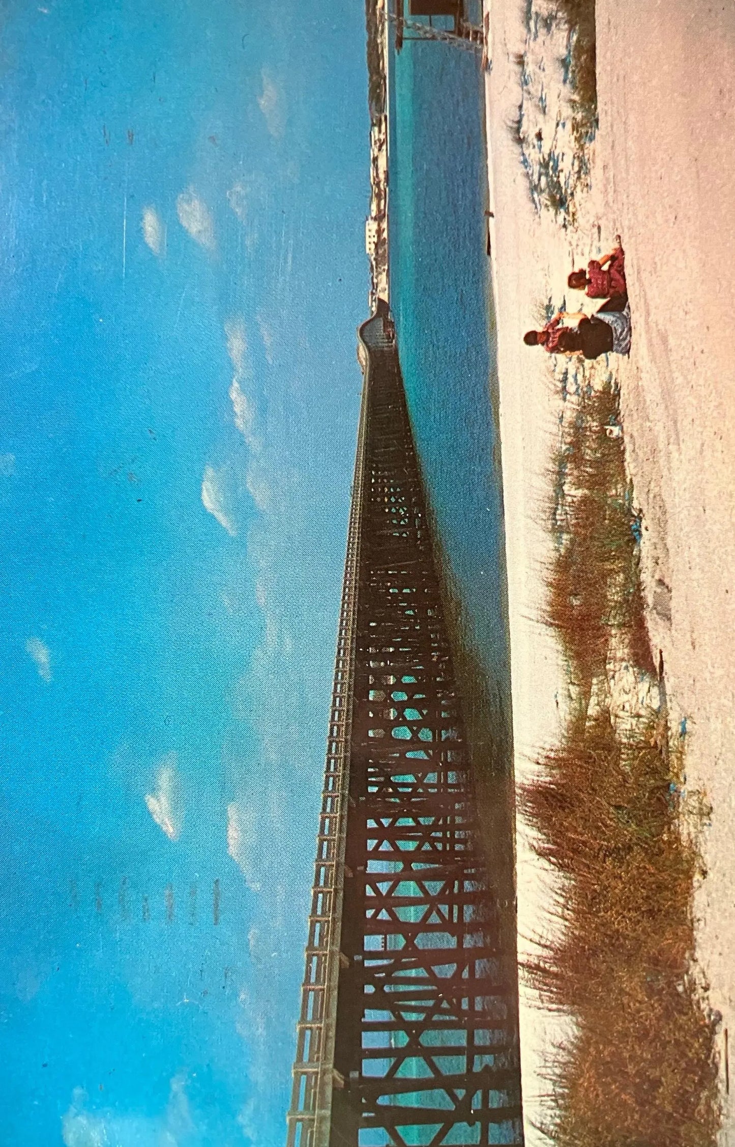 Destin Bridge - Destin, Florida - Photo: Kurt Herman - Vintage Bridge Postcard