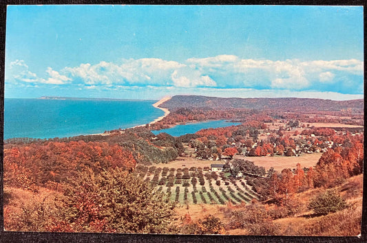Lake Michigan - Color Photo: Rader - Vintage Lake Postcard