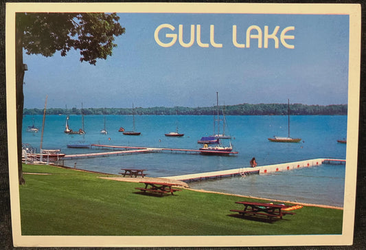 Gull Lake -  Michigan - Photo: John Penrod - Vintage Lake Postcard