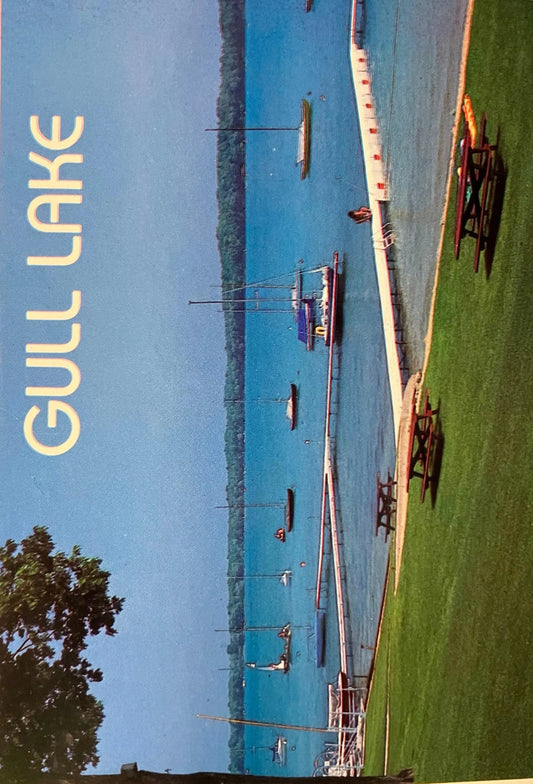 Gull Lake -  Michigan - Photo: John Penrod - Vintage Lake Postcard