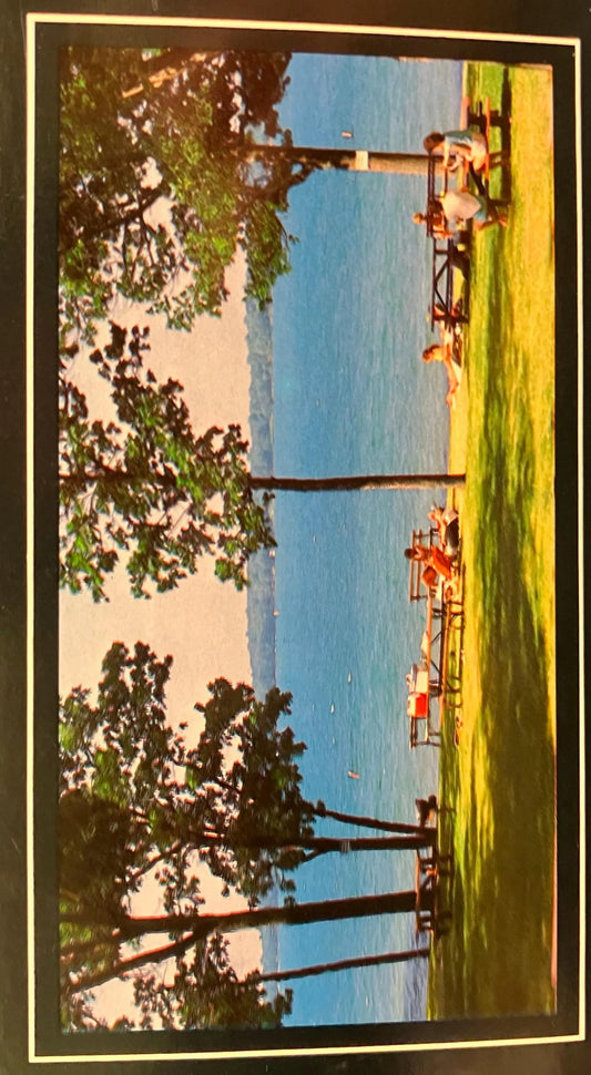 Greetings from Gull Lake, Michigan - Color Photo: John Penrod - Vintage Lake Postcard