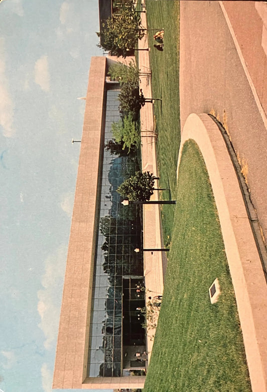 Gerald R. Ford Musuem - Grand Rapids, Michigan - Photography by Don Richards - Vintage Postcard