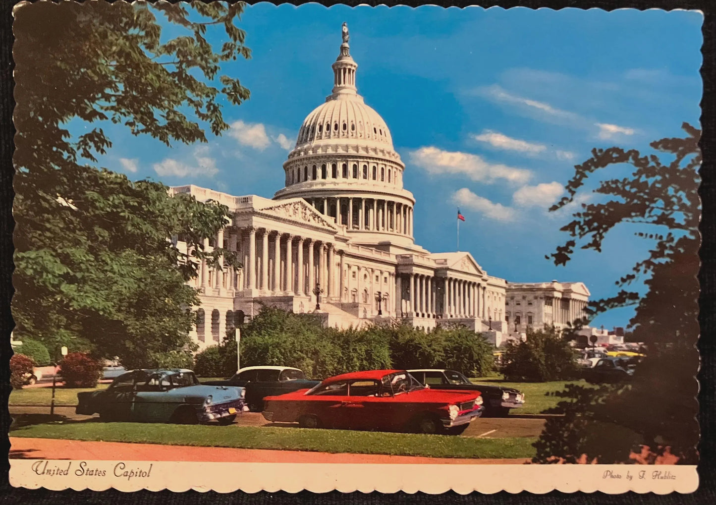United States Capitol - Washington D. C. - Photo: F. Hublitz - Vintage Postcard