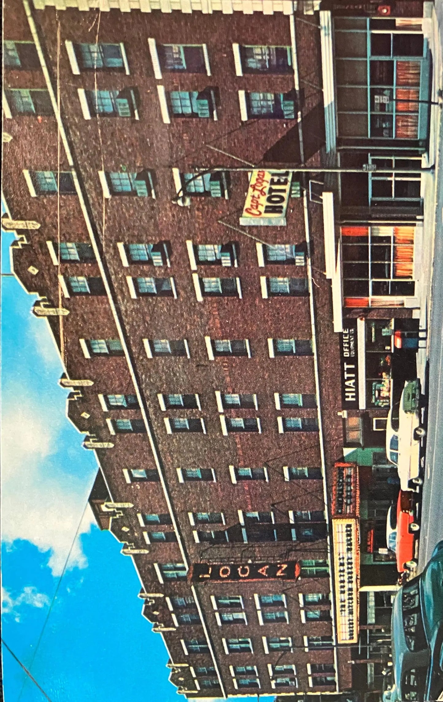 Captain Logan Hotel - Logansport, Indiana - 1962 Postcard
