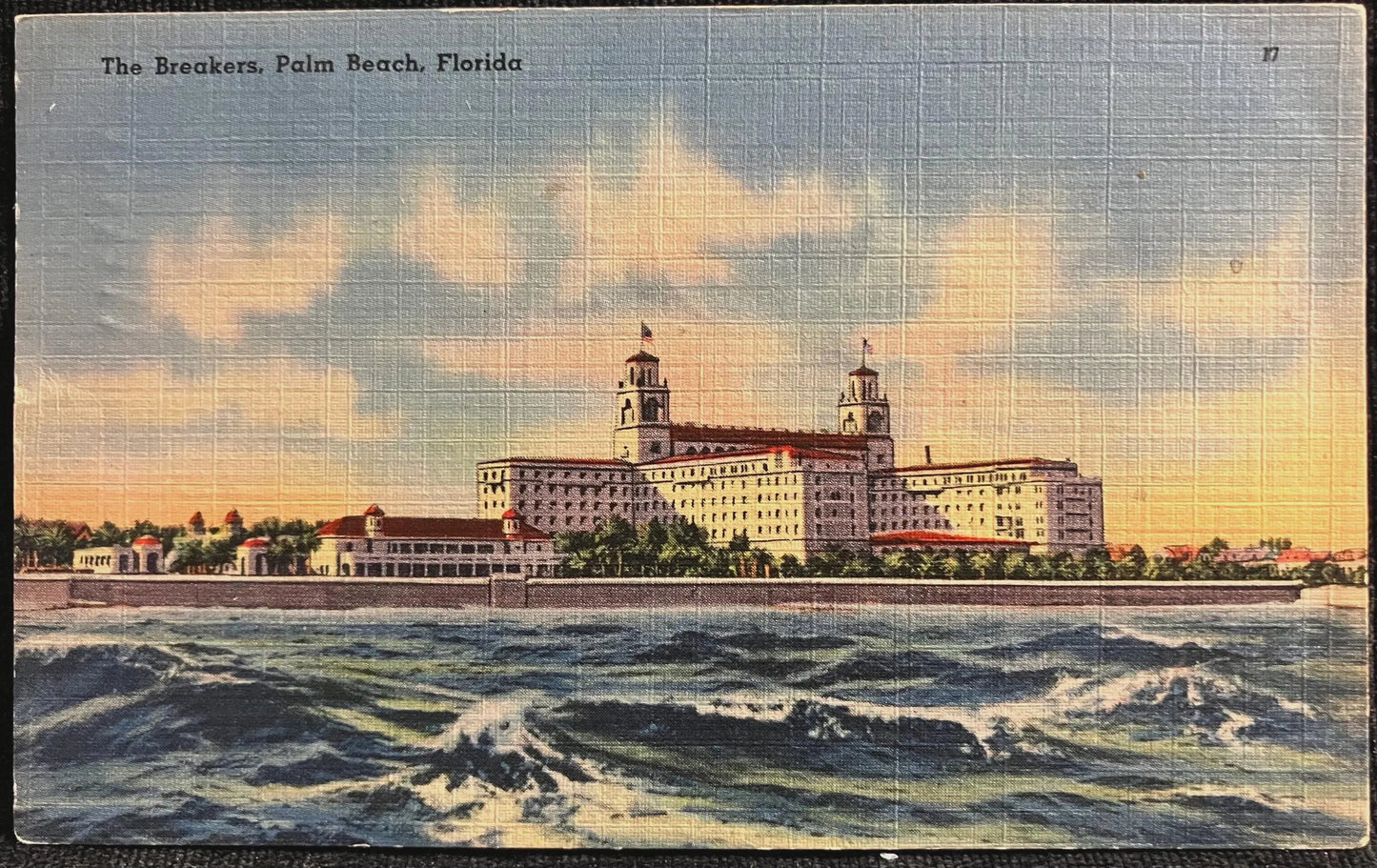 The Breakers, Palm Beach, Florida - Vintage Hotel Postcard