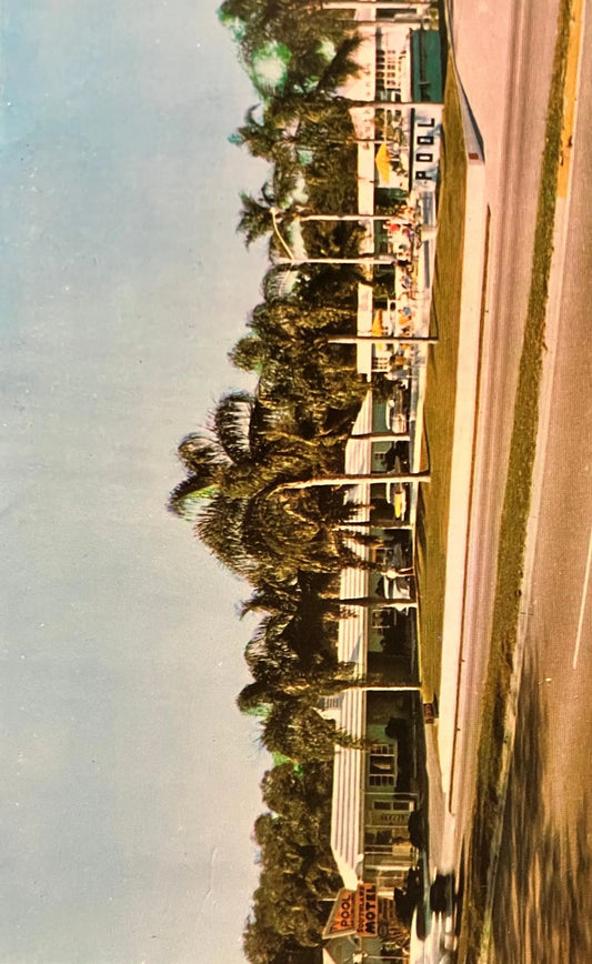 Southland Motel in Sarasota, Florida - Vintage Motel Postcard
