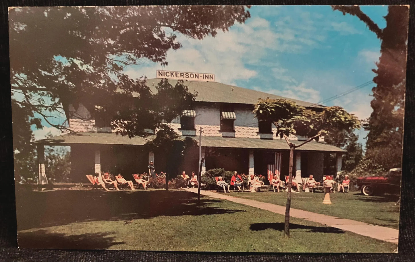Nickerson Inn in Pentwater, Michigan - Vintage Hotel Postcard