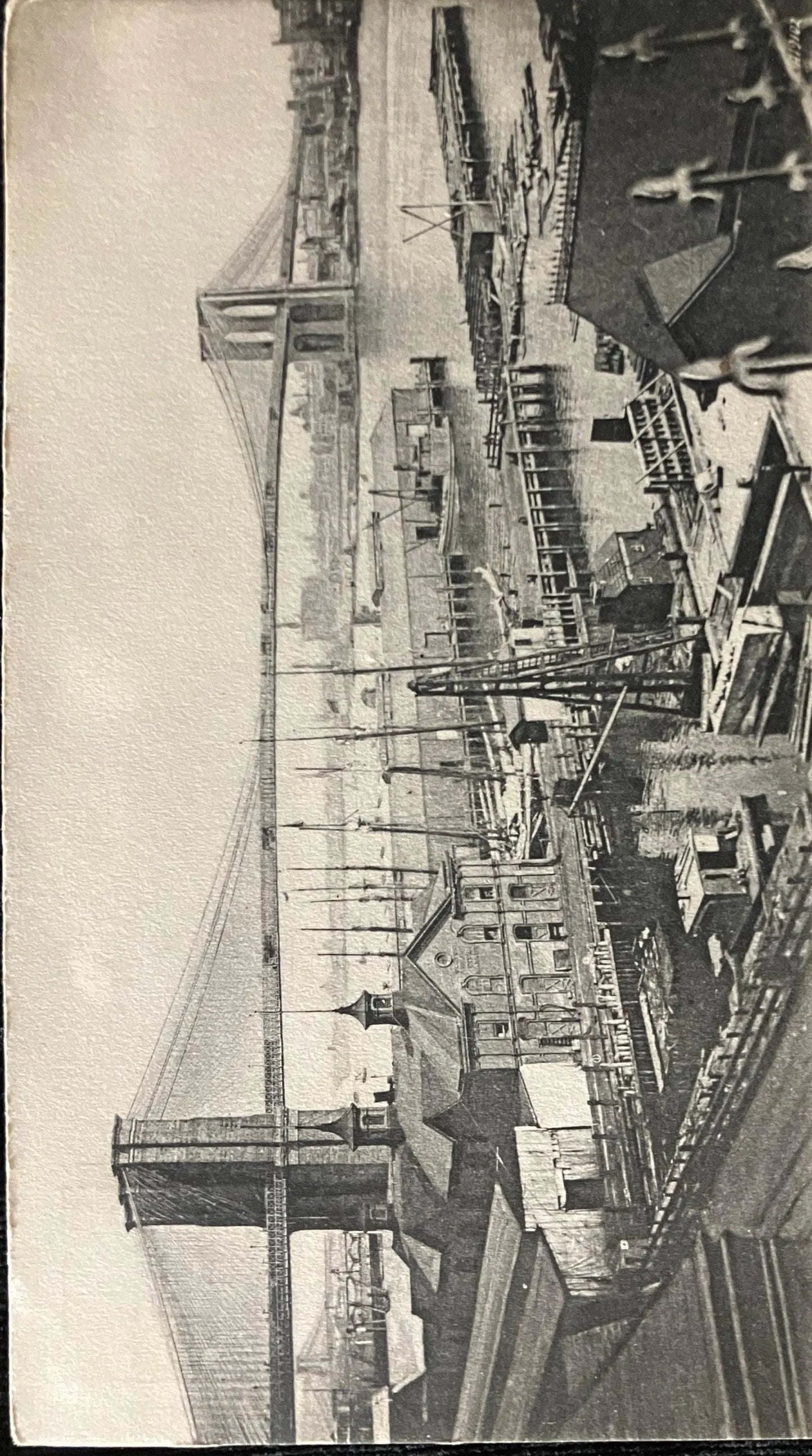 Brooklyn Bridge, New York - Vintage 1900s Bridge Postcard