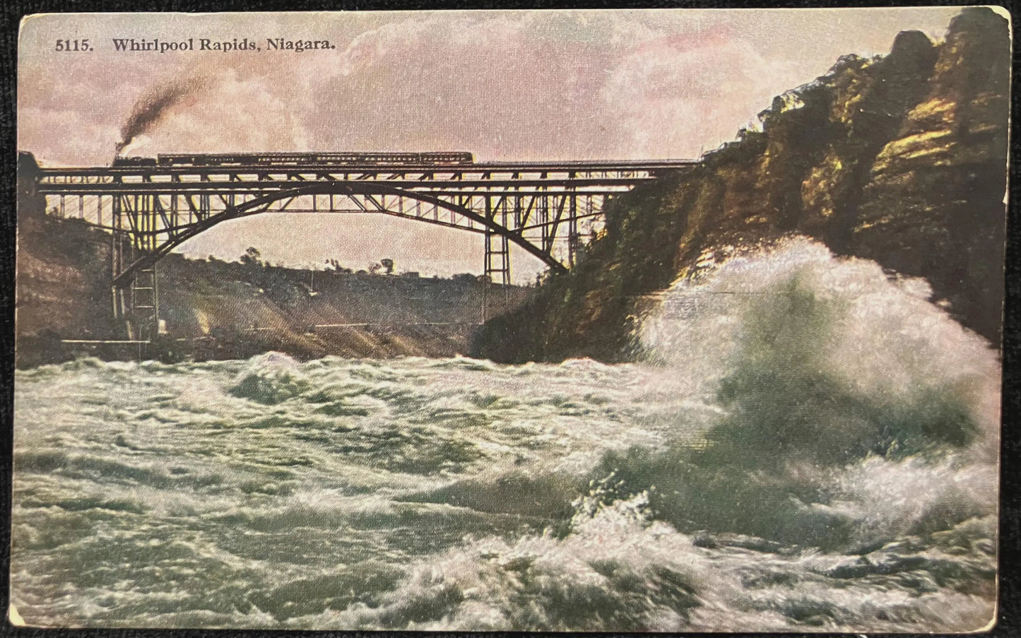 Whirlpool Rapids, Niagara - Vintage Postcard