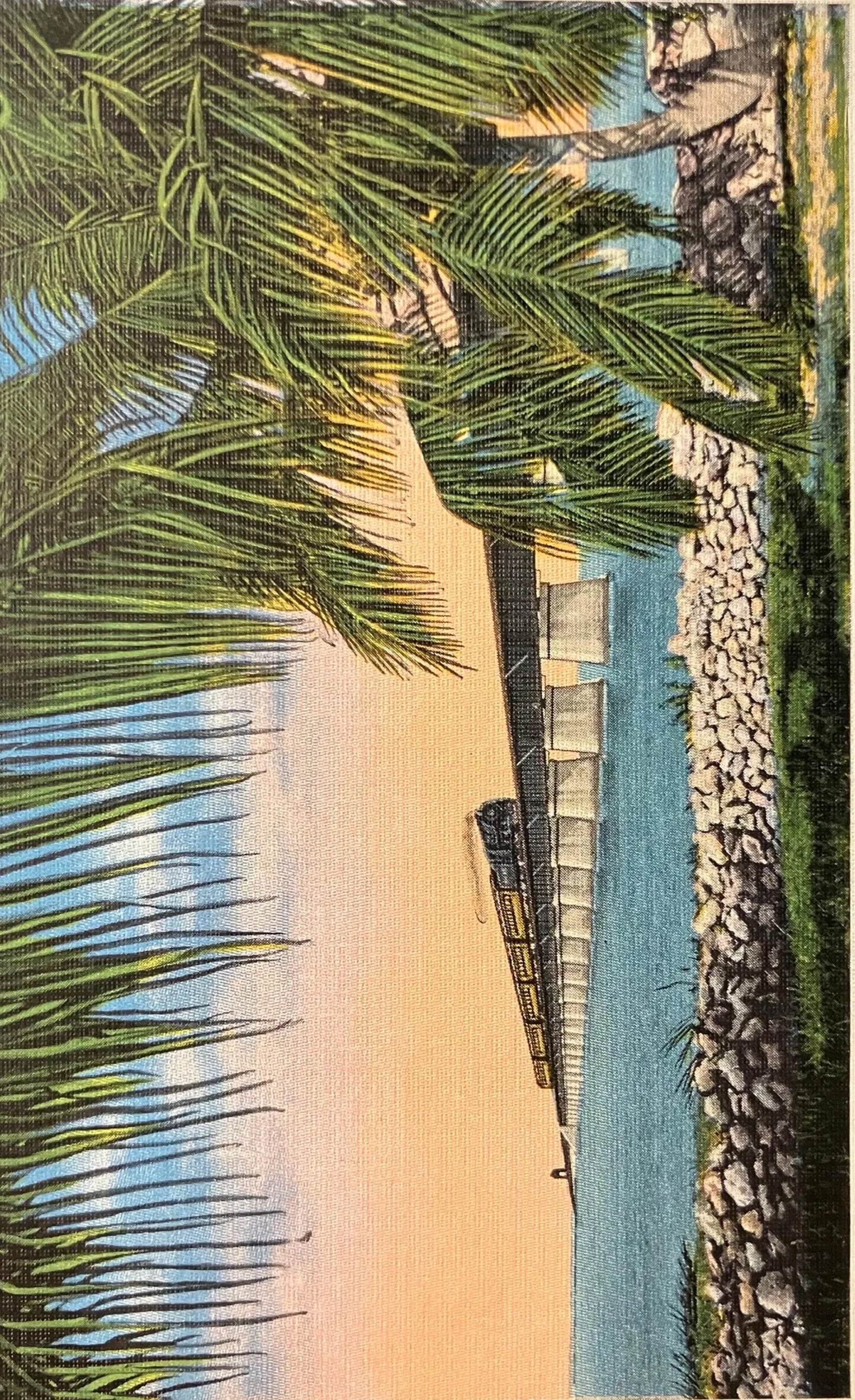 Knights Key Bridge, F. E. C. Ry. Over-Sea Extension - Between the Mainland of Florida and Key West - Vintage Postcard