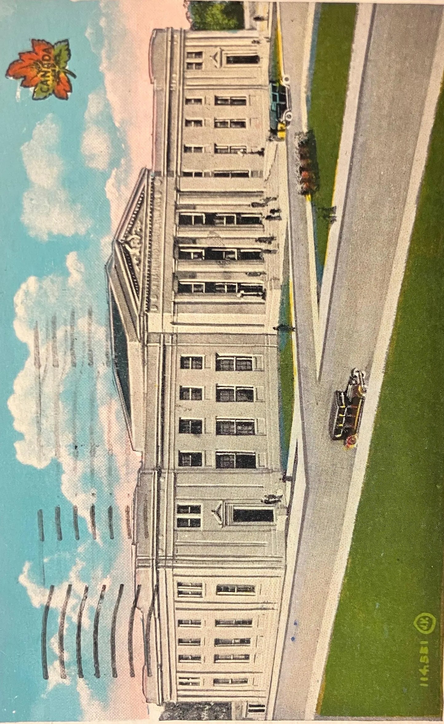 Canadian National Railway’s Proposed Station - Hamilton, Ontario, Canada - 1933 Postcard