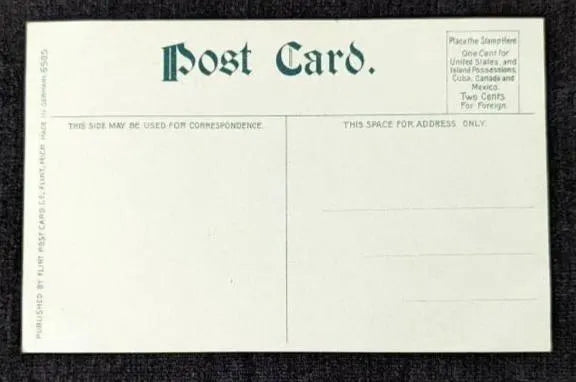 The Congregational Church in Flint, Michigan - Vintage Postcard
