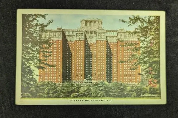 The Stevens Hotel, Chicago, Illinois - Vintage Postcard